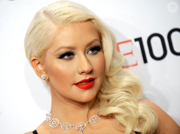 Christina Aguilera au Gala "Time 100" à New York. Le 23 avril 2013.