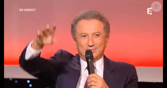 Michel Drucker, sur le plateau de Laurent Gerra : le grand show, le samedi 21 septembre sur France 2.