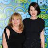 Lesley Nicol et Michelle Dockery à la soirée HBO organisée après les Emmy Awards au Pacific Design Center à Los Angeles, le 22 septembre 2013.