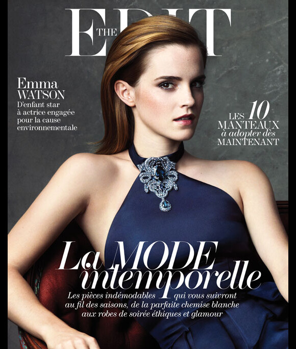Emma Watson photographiée par Bjorn Iooss pour The Edit, le magazine en ligne de Net-A-Porter.com.
