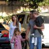 Jessica Alba en famille dans les rues de Los Angeles