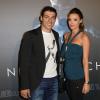 Taïg Khris et une amie lors de l'avant-première du film Gravity à Paris le 25 septembre 2013