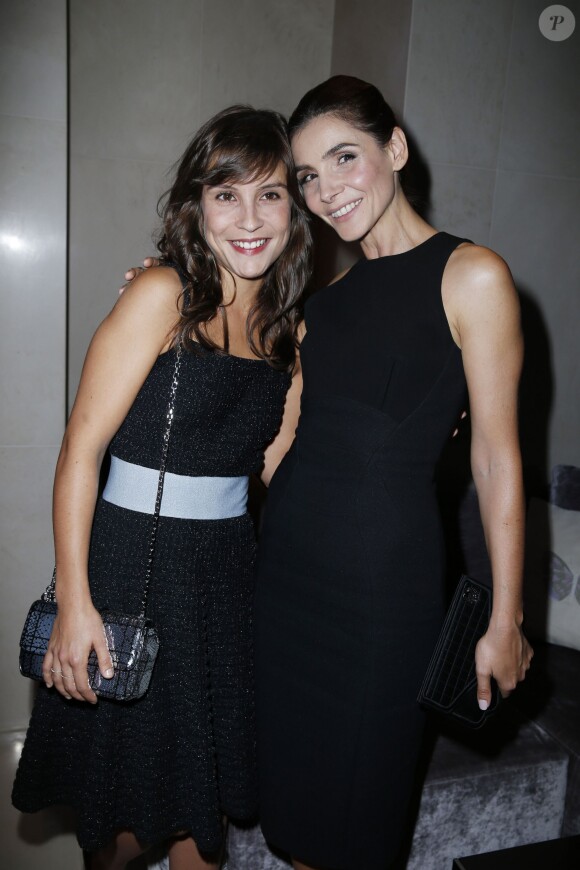 Flore Bonaventura et Clotilde Courau à la soirée J'aime la MOde, à Paris le 23 septembre.