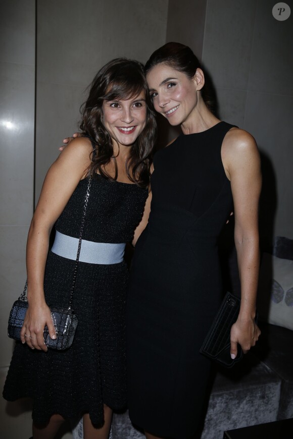 Flore Bonaventura et Clotilde Courau à la soirée J'aime la MOde, à Paris le 23 septembre.
