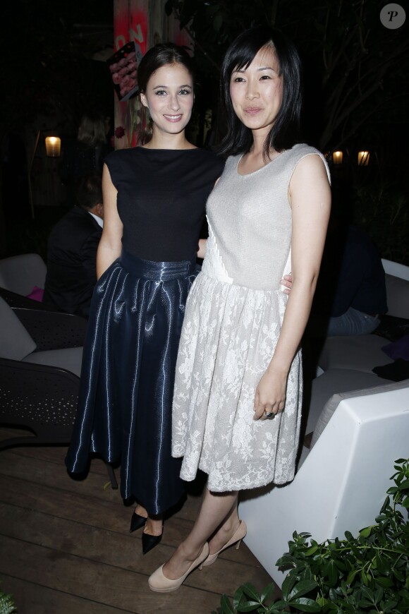 Mélanie Bernier et Linh-Dan Pham à la soirée J'aime la MOde, à Paris le 23 septembre.