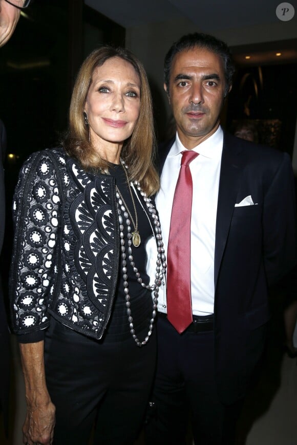 Marisa Berenson et son mari Jean Michel Simonian à la soirée J'aime la MOde, à Paris le 23 septembre.