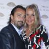 Henri Leconte et sa femme Florentine à la soirée J'aime la MOde le 23 septembre 2013 à Paris.