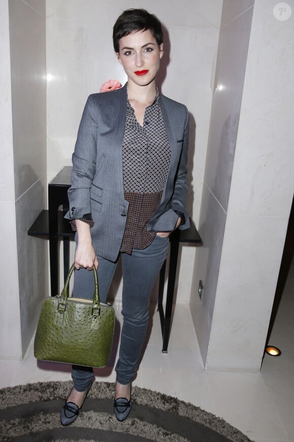 Clémence Thioly à  la soirée J'aime la MOde le 23 septembre 2013 à Paris.