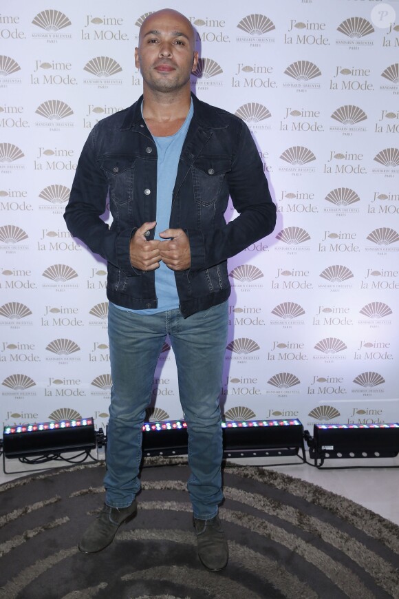 Eric Judor à la soirée J'aime la MOde le 23 septembre 2013 à Paris.