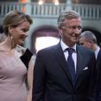 Le roi Philippe de Belgique et son épouse la reine Mathilde assistaient dans la soirée du 25 septembre 2013 en l'église Notre-Dame de la Cambre d'Ixelles à un concert en l'honneur de l'accession au trône du roi, en hommage aux 20 ans de règne du roi Albert II et en souvenir du roi Baudouin.