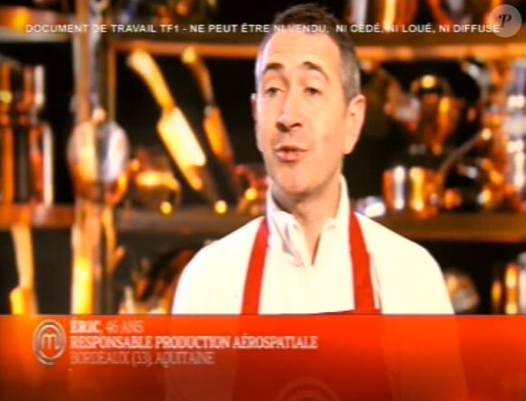 Eric de Masterchef 4, le vendredi 27 septembre 2013 sur TF1.