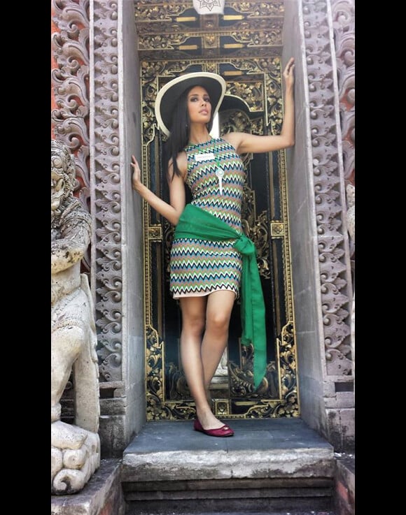 La divine Megan Young sublime durant le concours Miss Monde 2013 en Indonésie en septembre 2013