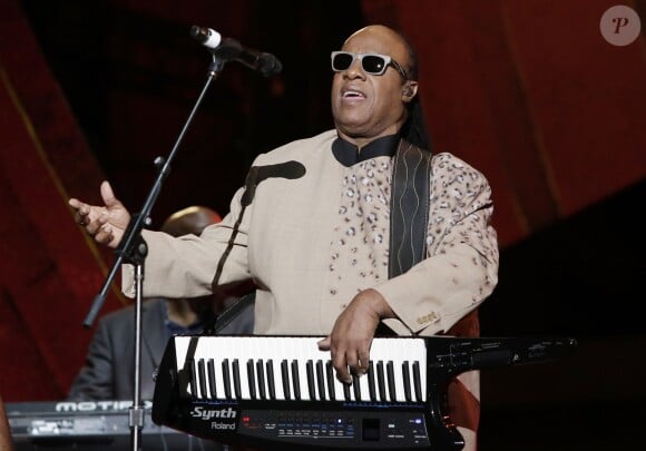 Stevie Wonder lors du Global Citizen Festival à Central Park, New York, le 28 septembre 2013.