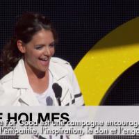 Katie Holmes : Divine et engagée aux côtés d'Alicia Keys, Gerard Butler et Bono