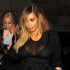 Kim Kardashian arrive au défilé Givenchy à Paris le 28 septembre 2013