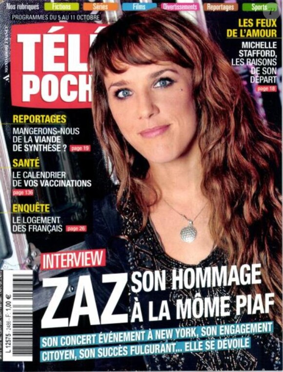 Magazine Télé Poche du 5 octobre 2013.