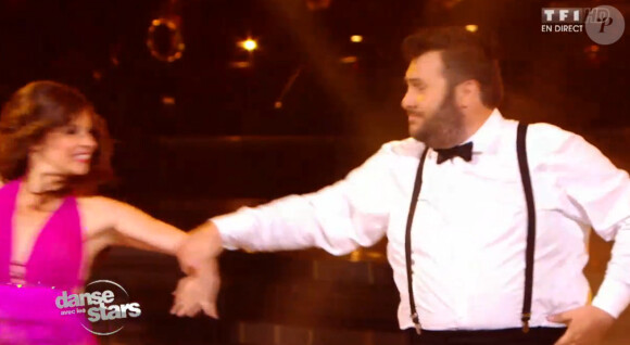L'acteur Laurent Ournac danse un quick step dans Danse avec les stars 4. Vendredi 28 septembre 2013.