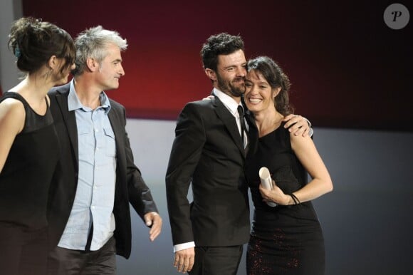 Aitor et Amaia Merino lors de la remise des prix et la clôture du 61e festival de Saint-Sébastien (San Sebastian) en Espagne le 28 septembre 2013