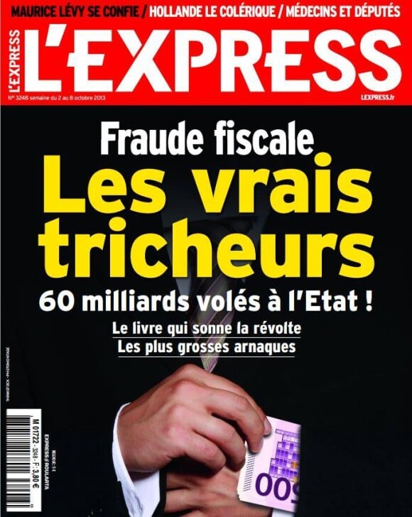 Couverture de L'Express du 2 octobre 2013.