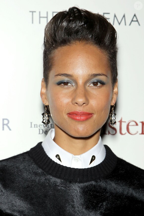 Alicia Keys lors de la présentation du film "The Inevitable Defeat Of Mister and Pete" à New York, le 2 octobre 2013.