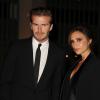 Victoria et David Beckham lors de la soirée Global Fund and British Fashion Council à Londres le 16 septembre 2013