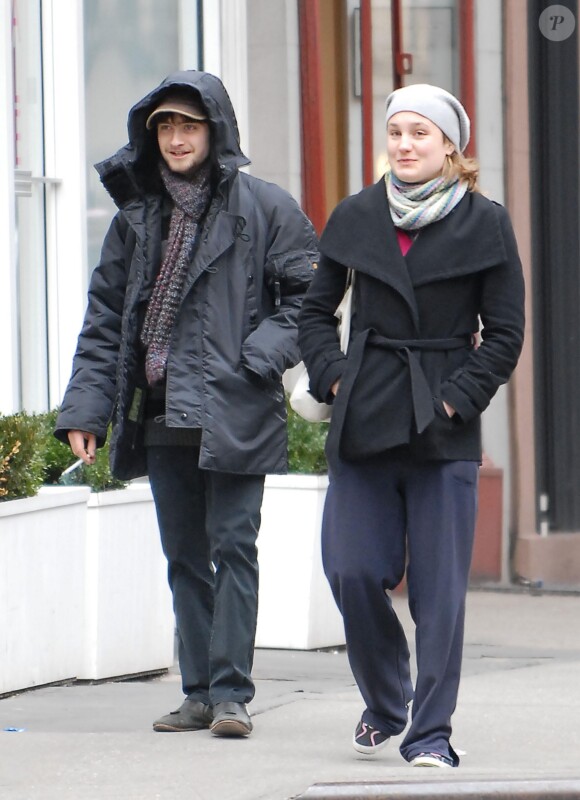 Daniel Radcliffe avec son ex-girlfriend Laura O'Toole à New York en janvier 2009.