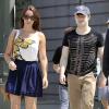 Daniel Radcliffe avec une girlfriend, Rosanne Coker, 22 ans, à New York le 18 août 2011.