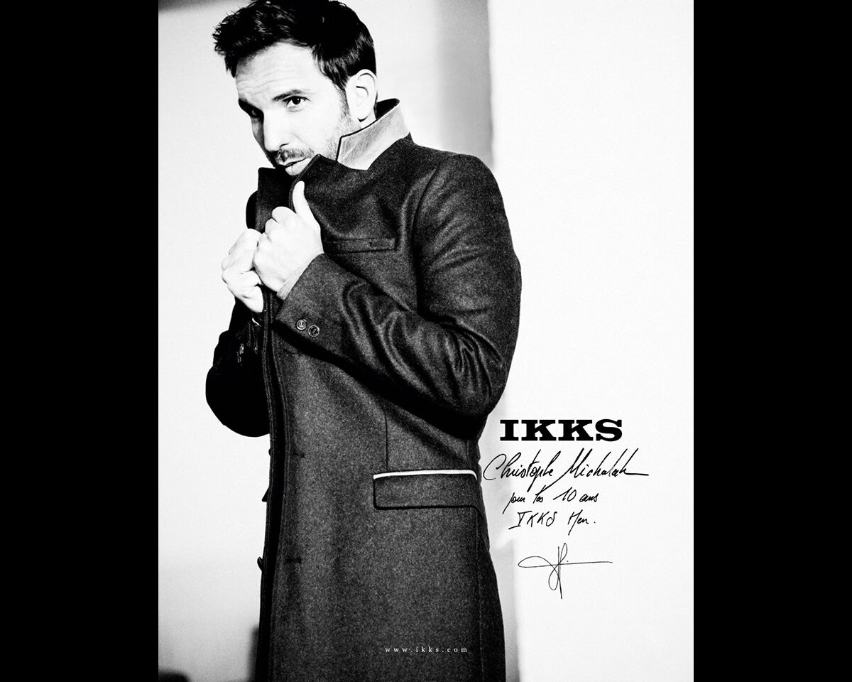 Christophe Michalak Egerie pour IKKS le chef patissier devient mannequin Purepeople