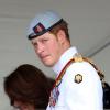 Le prince Harry à Sydney le 4 octobre 2013 lors des célébrations du centenaire de l'indépendance de la marine royale australienne.
