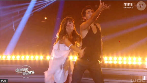 Laetitia Milot dans Danse avec les stars 4 sur TF1, le 5 octobre 2013.