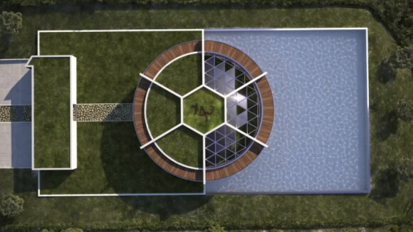 Lionel Messi : Son incroyable maison de rêve... en forme de ballon de foot !