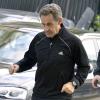Nicolas Sarkozy fait son jogging à Paris, le 8 octobre 2013.