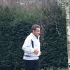 Nicolas Sarkozy le jeudi 21 mars 2013 au bois de Boulogne, le 24 mars 2013.