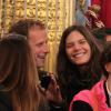 Charles Berling et Vanille Clerc - Remise de décorations au Palais de l'Élysée par le président de la République, François Hollande, à Paris le 9 octobre 2013.