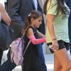 Suri Cruise à la sortie de son école à New York, le 2 octobre 2013.