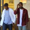 Kanye West et son père Ray à Beverly Hills, le 10 octobre 2013.