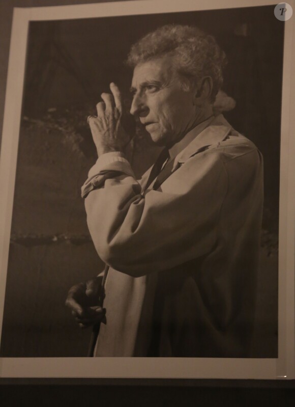 Vernissage de l'exposition "Jean Cocteau le magnifique. Les miroirs d'un poète" au Musée des Lettres et Manuscrits à Paris le 10 octobre 2013.