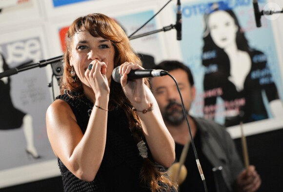 Zaz à Paris, le 28 septembre 2013.