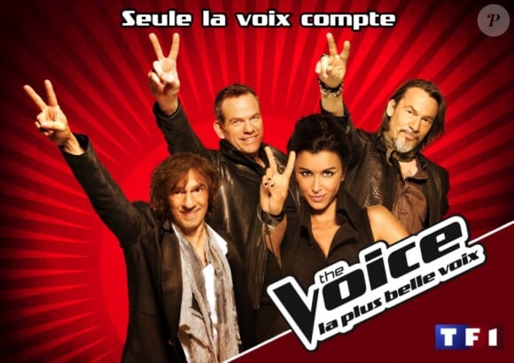 Garou, Jenifer, Louis Bertignac et Florent Pagny, les juges de la première saison de The Voice.