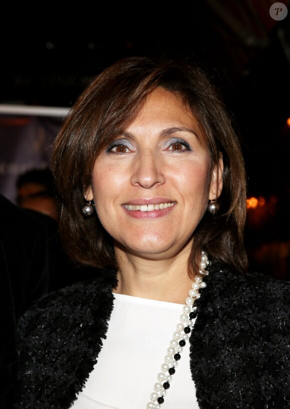 Nora Berra lors de la 2ème édition du Pot-au-feu des célébrités au restaurant le Louchebem, organisée par les Fédérations des Artisans Bouchers d'Ile-de-France à Paris le 17 octobre 2013