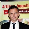 Christophe Jakubyszyn lors de la 2ème édition du Pot-au-feu des célébrités au restaurant le Louchebem, organisée par les Fédérations des Artisans Bouchers d'Ile-de-France à Paris le 17 octobre 2013