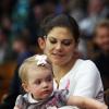 La princesse Victoria et la princesse Estelle de Suède assistaient avec le prince Daniel à la finale de l'Open de Stockholm le 20 octobre 2013. Le prince Daniel a remis le trophée à Grigor Dimitrov, qui a signé le premier succès de sa carrière pro en battant David Ferrer.