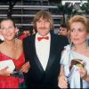 Sophie Marceau, Gérard Depardieu et Catherine Deneuve lors de la présentation de Fort Saganne au Festival de Cannes 1984