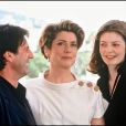 Daniel Auteuil, Catherine Deneuve et Chiara Mastroianni présentent le film Ma Saison préférée au Festival de Cannes 1993