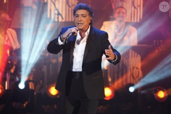 Exclusif - Frédéric François à l'enregistrement de l'émission "Les Années Bonheur" qui sera diffusée le 2 novembre 2013.