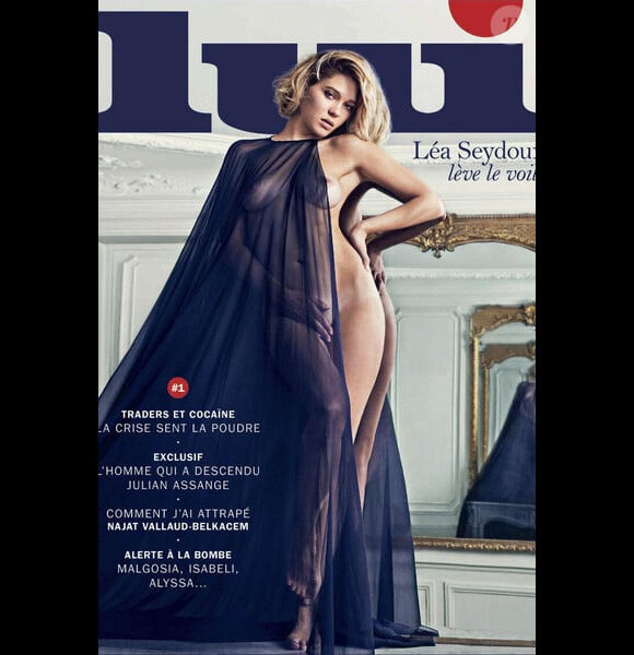 Léa Seydoux en couverture du magazine Lui