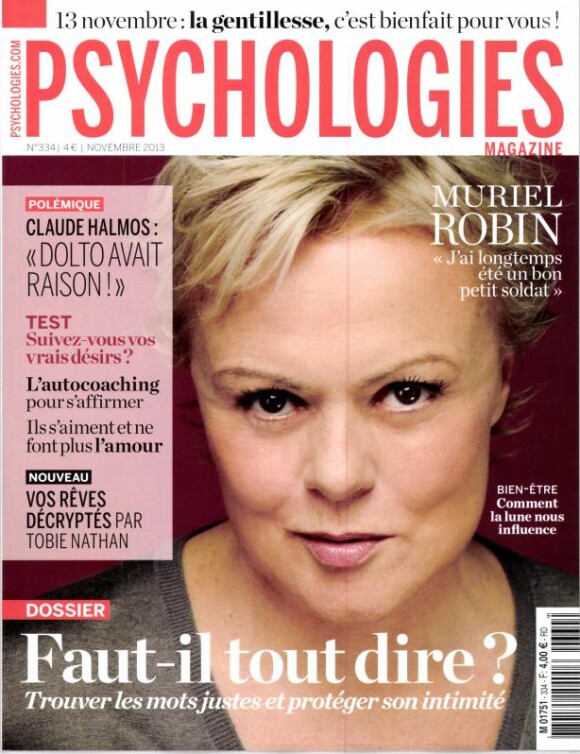 Magazine "Psychologies" de novembre 2013.