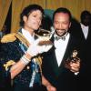 Michael Jackson & Quincy Jones à Los Angeles.