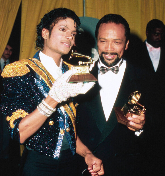 Michael Jackson & Quincy Jones à Los Angeles.