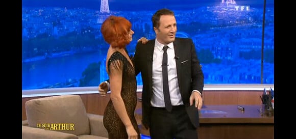 Fauve a dansé un slow très hot avec Arthur dans "Ce soir avec Arthur", diffusé sur TF1 le 25 octobre.